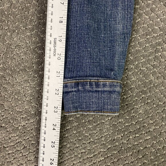 Vintage Levi's Jean Jacket Women's Small Blue Cotton Made in USA Denim Trucker - Picture 16 of 16